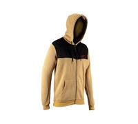 Leatt Sweat Tech avec capuche et fermeture éclair intégrale | Marron | M/US40/EU50