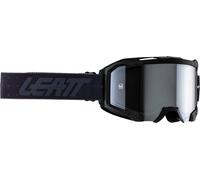 Leatt Lunettes Velocity 4.5 Iriz Stealt - miroirs - Noir/Gris Argent Réfléchissant
