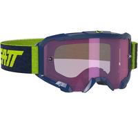 Leatt Velocity 4.5 Iriz Lunettes Motocross, bleu/jaune, Taille unique