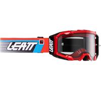 Leatt Velocity 5.5 Dots 2024 Lunettes de motocross, bleu/rouge, Taille unique
