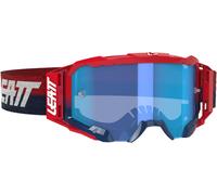 Leatt Velocity 5.5 Lunettes de motocross, Rouge/Bleu, Taille unique