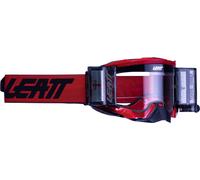 Leatt Velocity 5.5 Roll-Off Lunettes de motocross, Rouge, Taille unique
