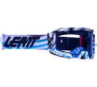 Leatt Velocity 5.5 Zebra Lunettes de motocross, bleu, Taille unique