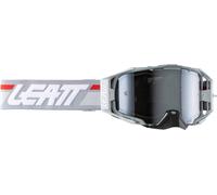 Leatt Velocity 6.5 Iriz 2024 Lunettes de motocross, Gris/Rouge, Taille unique