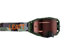 Leatt Velocity 6.5 Lunettes de motocross, noir-vert pour homme