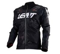 Leatt Veste Enduro 4.5 X-Flow Moto Noir/Blanc Taille M