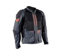Leatt Adventure FlowTour 4.5 Short V26, veste en textile XL Gris Foncé/Noir/Orange Gris Foncé/Noir/Orange