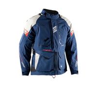Leatt Veste textile imperméable Adventure MultiTour 8.5 V26 XL Bleu foncé/Gris clair/Rouge