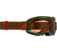 Leatt Vizion 2.5 Lunettes de motocross, vert-orange pour homme