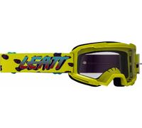 Leatt Vizion 2.5s Cheetah Junior Lunettes de motocross, jaune, Taille unique