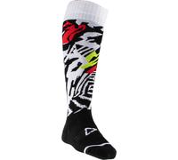 Leatt Zebra Chaussettes de motocross, multicolore, taille S M pour homme