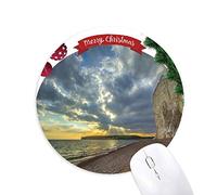 l'eau de mer sky cloud science nature photo tapis de souris en caoutchouc de sapin de noël