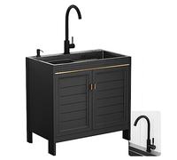 L'eau en acier inoxydable, Robinets et tuyaux d'eau froide et chaude, cuisine extérieure et intérieure, salle de bain, jardin, lavabo, restaurant, bar, nSi(68x45x80cm)