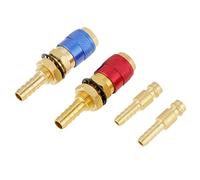L'Eau refroidie connecteur rapide Topincn soudure lampe torche connecteur rapide No-leaks Fixation par pression pour MIG TIG soudeur lampe de poche 2 pcs