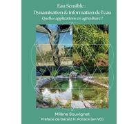 L'eau sensible : Dynamisation et information de l'eau: Quelles applications en agriculture ?