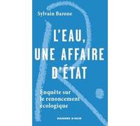 L'eau une affaire d'État Sylvain Barone (Auteur)