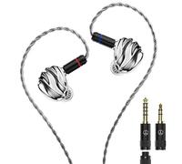 LEAUDIO TRN Shell 4DD Planar Hybrid Headpohnes avec câble détachable à 2 broches Design embouts interchangeables (sans micro)