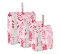 Leave Folk Art Lot de 3 sacs de voyage réutilisables pour placard