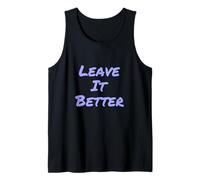Leave It Better I Love Our Planet - Éco-Warrior Statement Débardeur