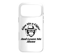 Leave Me Alone Cool Cigar Monkey Coque pour iPhone 17 Pro Max
