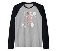 Leave me Alone Emo Esthétique Goth Scène Alternative Musique Manche Raglan