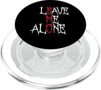 Leave me Alone Emo Esthétique Goth Scène Alternative Musique PopSockets PopGrip pour MagSafe