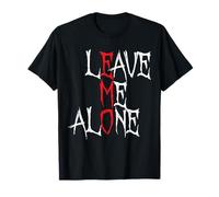Leave me Alone Emo Esthétique Goth Scène Alternative Musique T-Shirt
