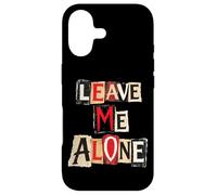 Leave Me Alone - Emo Goth Style Punk et Musique Alternative Coque pour iPhone 17
