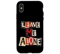 Leave Me Alone - Emo Goth Style Punk et Musique Alternative Coque pour iPhone X/XS