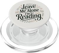 Leave Me Alone I'm Reading Book Lover Bookish Booktrovert PopSockets PopGrip pour MagSafe