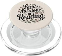 Leave Me Alone I'm Reading Book Lover Bookish Booktrovert PopSockets PopGrip pour MagSafe