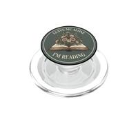 Leave Me Alone I'm Reading Livre Floral Vert Agave PopSockets PopGrip pour MagSafe