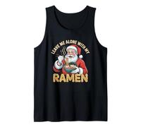 Leave Me Alone with My Ramen Santa Nouilles japonaises Débardeur