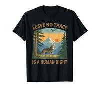 Leave No Trace - Retro Wilderness Spirit T-Shirt