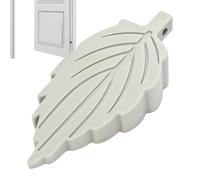 Leaves Door Stopper, Wedge Protector, 3.62x1.77x0.79 Inches Leaf-Shaped Safety Stop, Flexible Anti-Damage Design, Non Slip Tool for Living Room, Workplace, Baby Safety