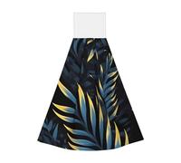 Leaves in the Dark Coral Velvet Lingettes de nettoyage absorbantes pour cuisine, salle de bain, voiture, camping