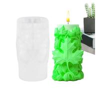 Leaves Resin Casting Molds, Carved Shape Silicone Mold, Scent Soap Mold, Candle Making Molds, Resin Molds Best Pillar Candle Mold Versatile Leaves Casting Mold for Bead, Candle, Soap