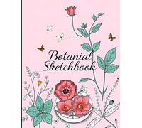 Leaves Sketchbook Cover: Leaves Sketchbook Cover, 112 Pages, 8.5 x 11 Page Size, 110 Blank Pages, Beautiful Color Sketch Flowers Leaves Background Sketchbook For All Plant Lovers.