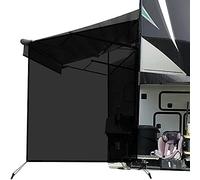 leaveshade Pare-Soleil latéral pour Camping-Car (2,7 x 2,1 m) en Maille pour auvent de Camping-Car, remorque - Filet d'ombrage bloquant Les UV - Noir