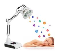Leawell Lampes thérapeutiques 2-en-1 TDP à farce infrarouge minérale - Luminosité de bureau pour acupuncture, soulagement des douleurs chroniques, arthrite, sommeil et cicatrisation des plaies