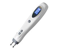 Leawell stylo acupuncture electronique massage thérapie rechargeable | Doubles sondes | 5 modes | 10 intensités | Ondes impulsives basses et moyennes fréquences | 1000 mAh | Massage musculaire