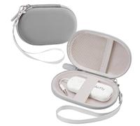 Leayjeen Étui adaptateur Bluetooth d'avion compatible avec AirFly SE/Pro V2/Pro/Duo, émetteur récepteur sans fil Bluetooth Avantree/1Mii, câble USB, cartes mémoire, disque U Gris (étui uniquement)