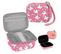 Leayjeen Étui Appareil Photo Enfant et Coffret Papier, 2 Pièces Rose, Compatible Manttely HiMont ASTGMI OPERHOO CKATE CAMCLID, Cadeau Anniversaire Enfants(Étui Uniquement)