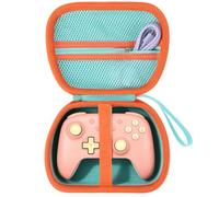 Lebakort Dur Étui Housse Cas Compatible avec 8Bitdo Pro 2,Menthe+Orange | Manette pour PC Windows et Android, Protection,Rangement compact,Seulement l’étui