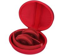Lebakort Dur Étui Housse Cas Compatible avec Beats Studio Pro Studio 3 Solo 4 Solo 3 Solo 2 sans Fil Réduction du Bruit Casque (Rouge)