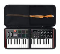 Lebakort Dur Étui Housse Cas Compatible avec Clavier MIDI Akai MPK Mini Plus Noir