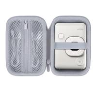Lebakort Dur Étui Housse Cas Compatible avec Fujifilm Instax Mini Liplay/Liplay+ Appareil Photo Numérique Instantané Hybride et Imprimante Photo (Gris)