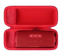 Lebakort Dur Étui Housse Cas Compatible avec JBL Flip 7/6 /5/4 Enceinte Bluetooth Portable (Rouge)