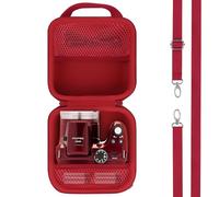 Lebakort Dur Étui Housse Cas Compatible avec Kodak PIXPRO AZ425/AZ528/AZ405/AZ401/AZ255 Appareil Photo Numérique Bridge (Rouge)