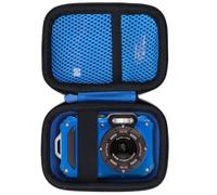 Lebakort Dur Étui Housse Cas Compatible avec Kodak Pixpro WPZ2 Appareil Photo Numérique Compact (Bleu + Noir)